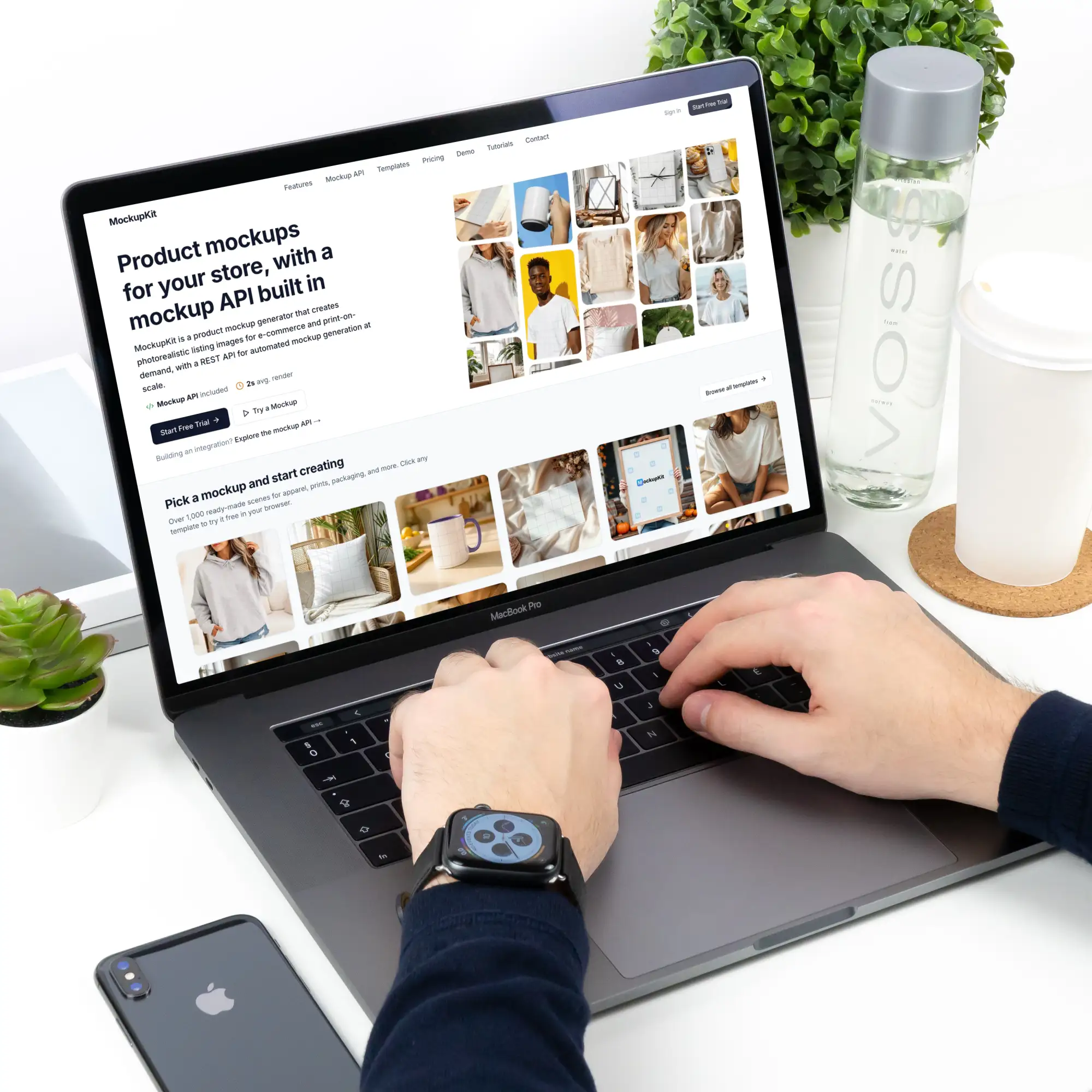 Skincare e-commerce website example